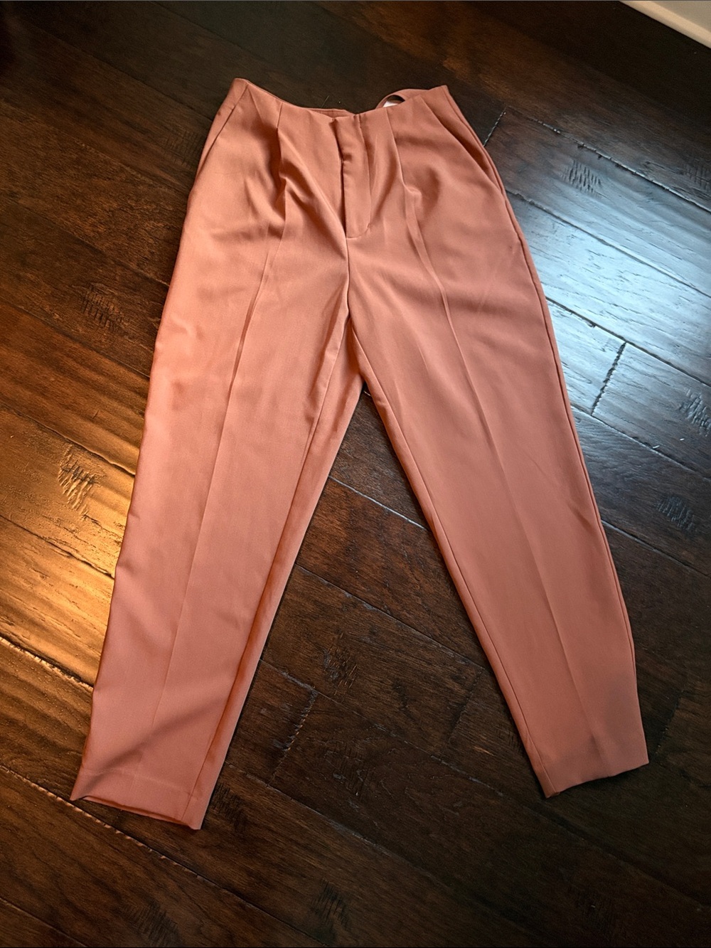 a new day Tailored Straight-Leg Pants in Dusty Rose